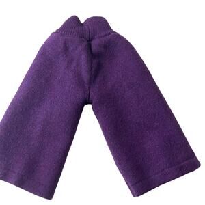 Sloomb Knit Wool Longies Purple Size Medium 8118 months